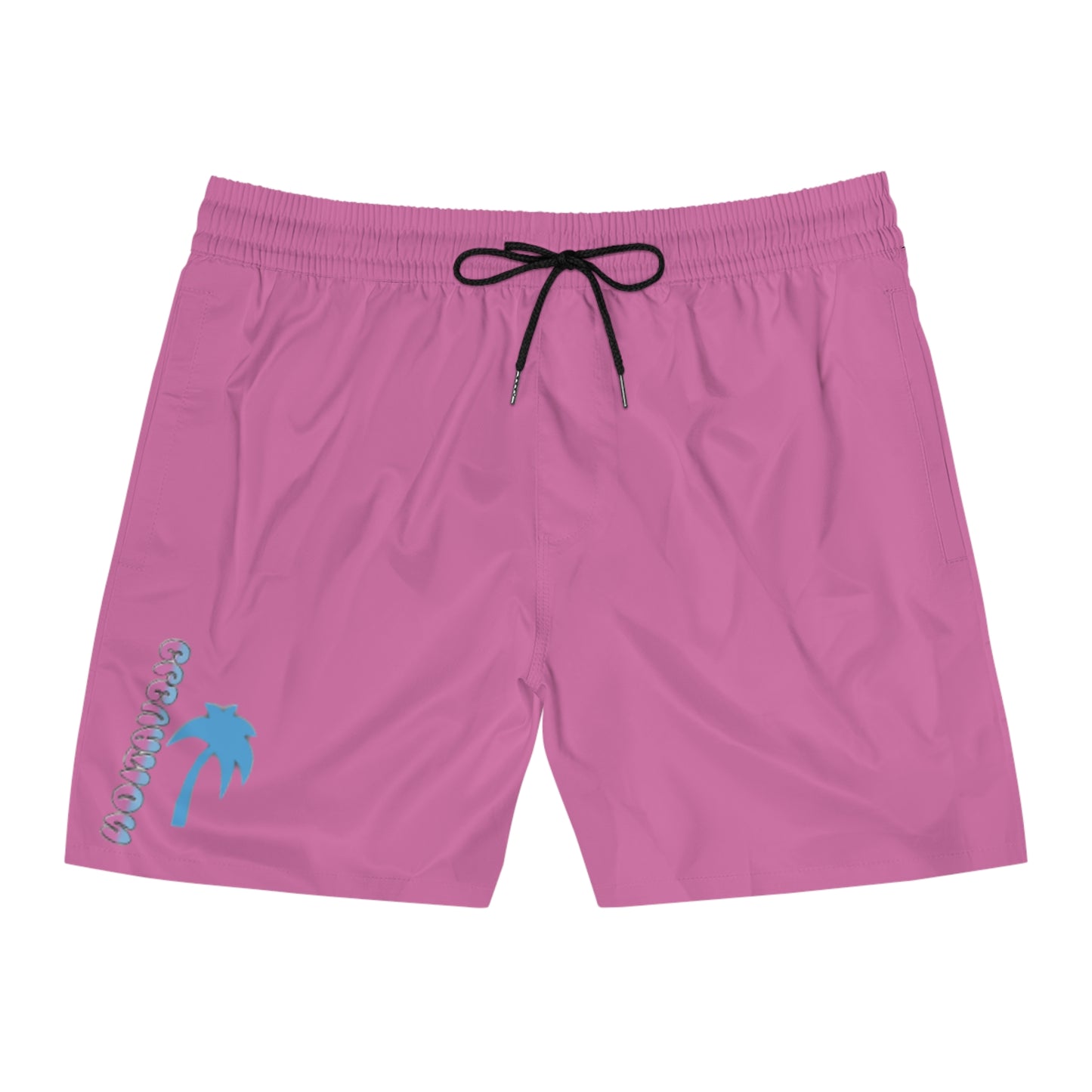 Men's Mid-Length cotton-candy beach themed shorts