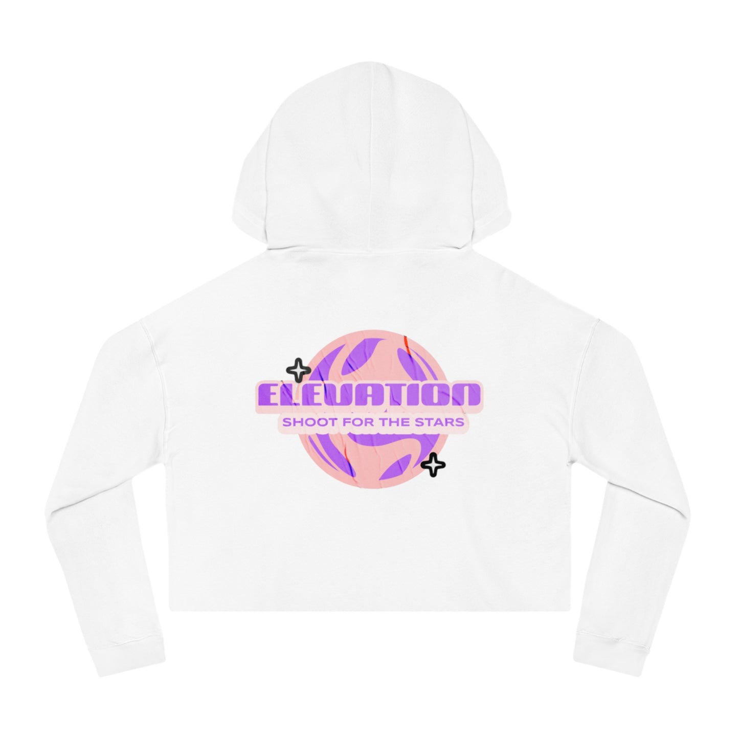 Women’s Cropped Elevation: shoot for the stars Hooded Sweatshirt