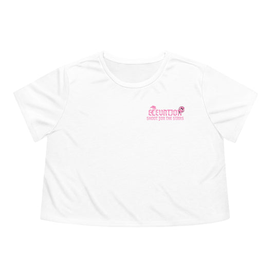 Women's Flowy elevation Cropped Tee